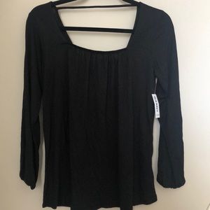 NWT! Black long sleeve Old Navy top